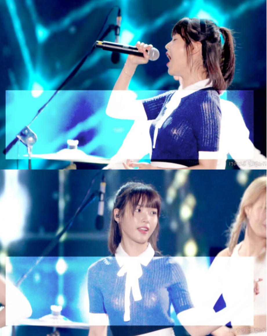아이유 보령축제 유두패치 소리무