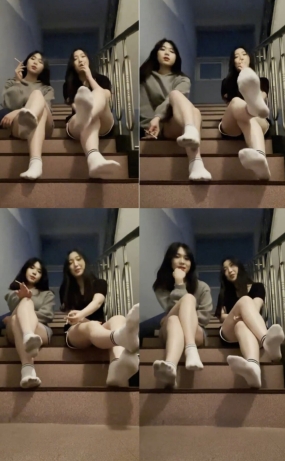 계단에서 담배 침뱉고 욕함(원본)