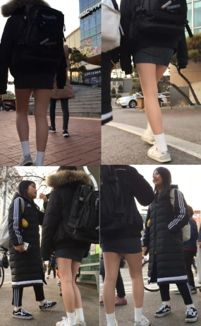 숏패딩 롱패딩(원본)