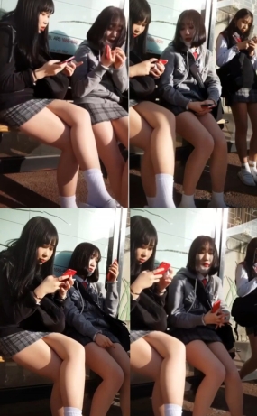 버정 단발하고 생머리년(원본)