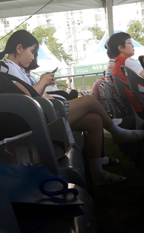 야외공연 의자 학생(원본)